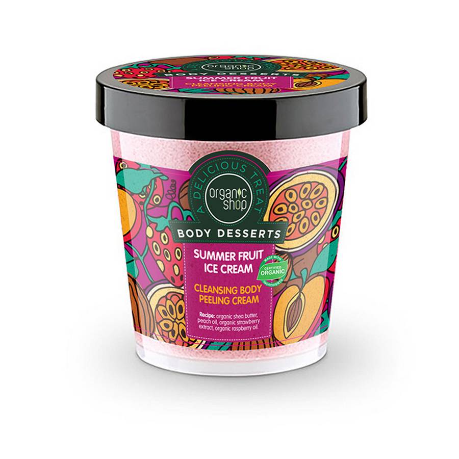 BODY DESSERTS SUMMER FRUIT ICE CREAM CLEANSING BODY PEELING CREAM 450ml BODY DESSERTS SUMMER FRUIT ICE CREAM CLEANSING BODY PEELING CREAM 450ml
